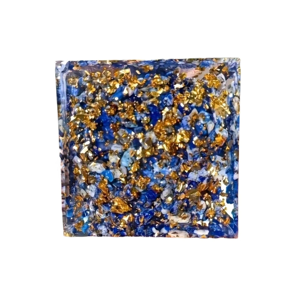 Orgonit Pyramide Lapislazuli - Weisheit & Schönheit CrystalScents