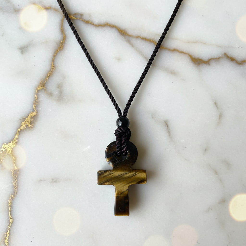 Tigerauge Halskette - Anch Anhänger JETZT sichern CrystalScents