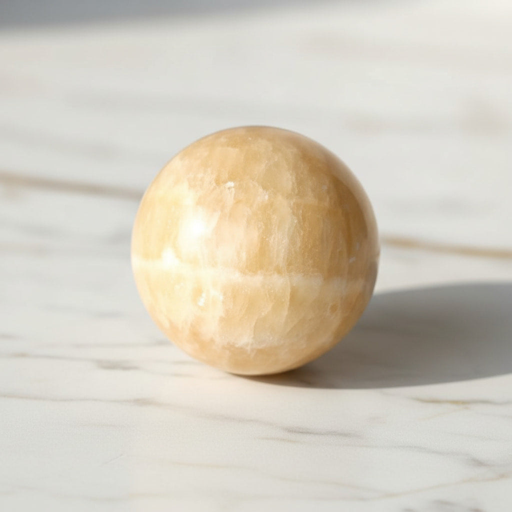 Calcit Kugel – Dekorstein & Kraftspender CrystalScents