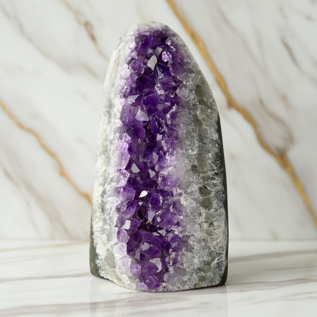 Amethystdruse – Funkelndes Naturjuwel für Wohnräume CrystalScents