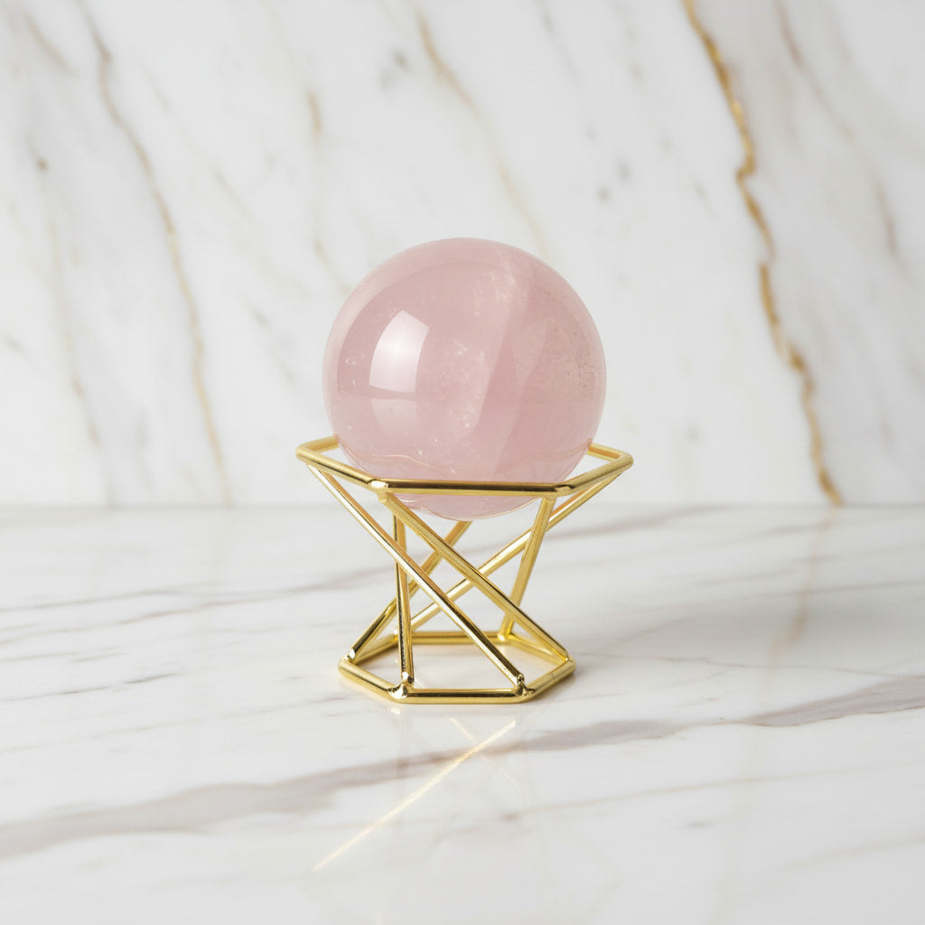 Kristallhalter Gold 2 in 1 – Dekorativ & Multifunktional CrystalScents
