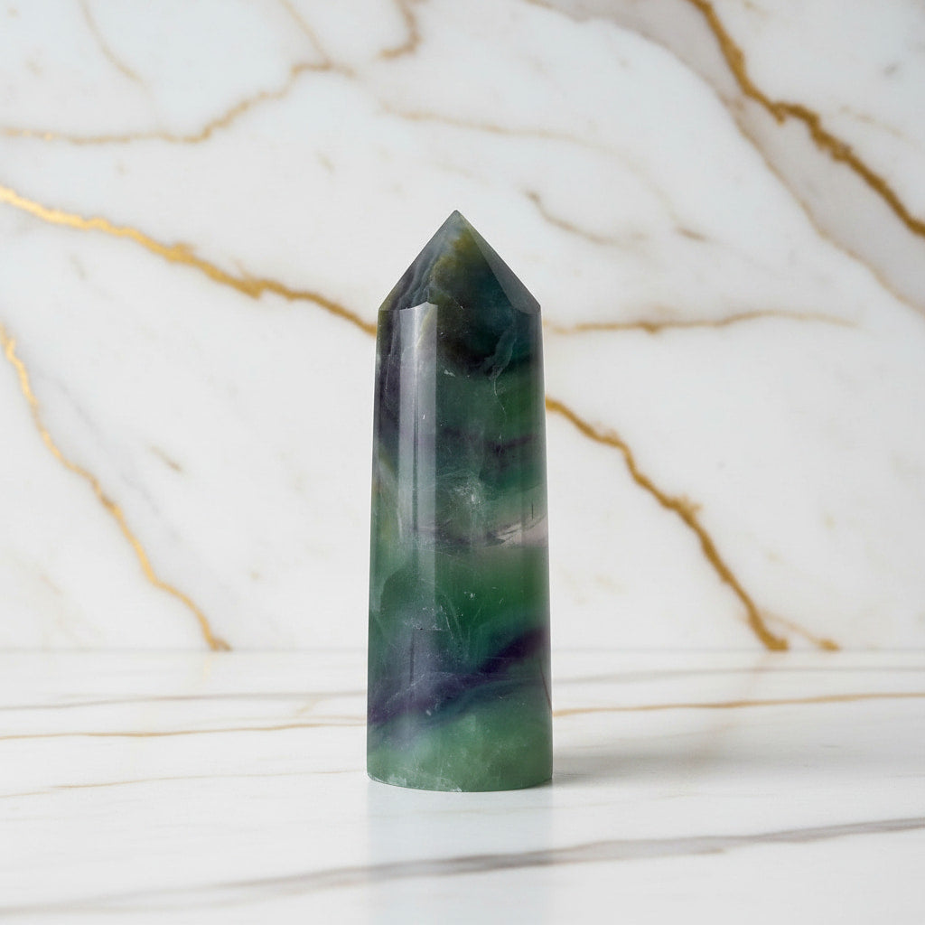Fluorit Obelisk – Kraftvoll & Intensiv JETZT sichern CrystalScents
