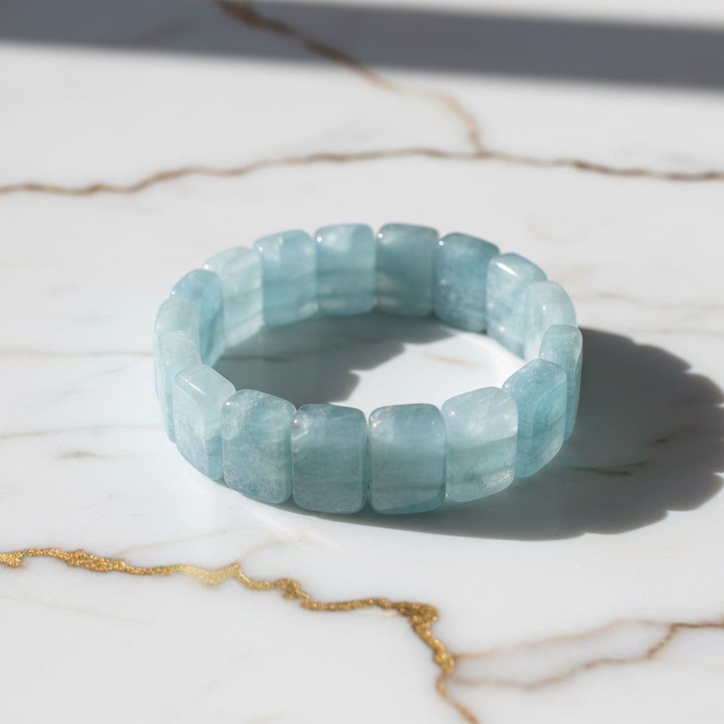 Aquamarin Armband - Ruhe & Ausgeglichenheit CrystalScents