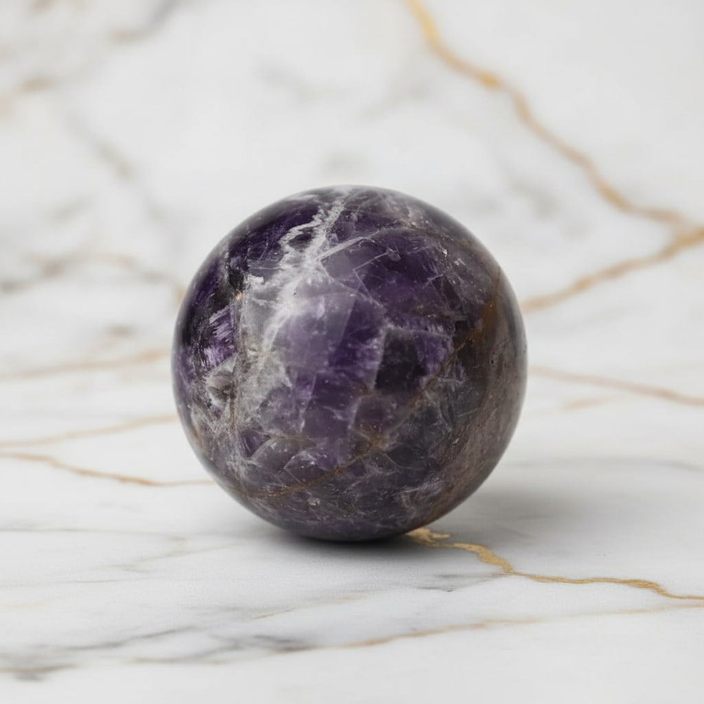 Amethyst Kugel – Ruhe, Harmonie & Inspiration CrystalScents