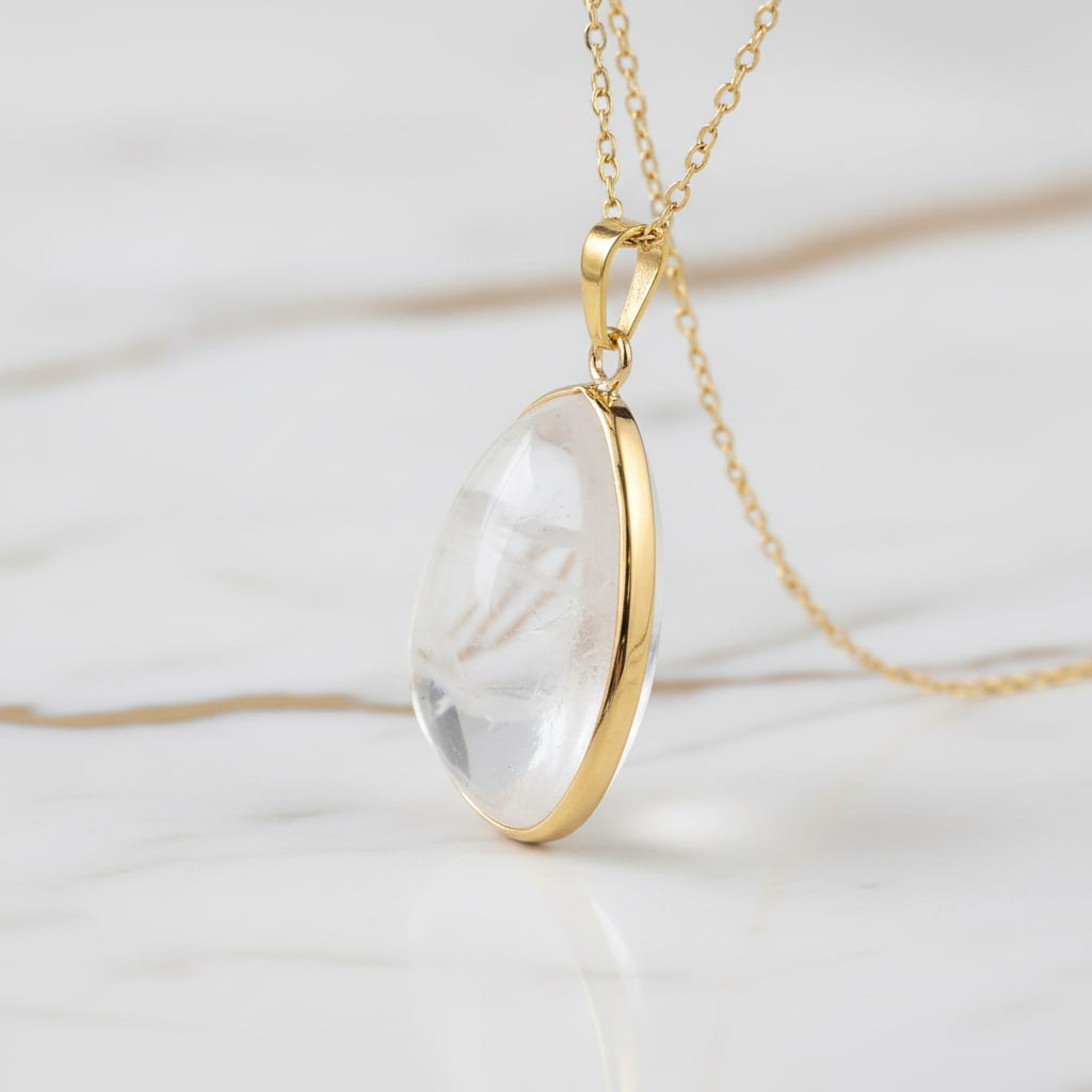 Bergkristall Halskette - für Fokus & Gelassenheit