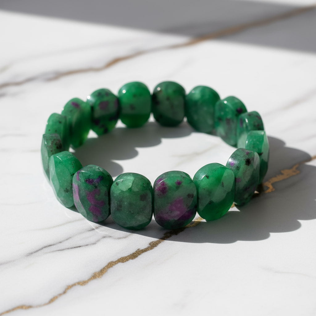 Rubin Zoisit Armband - Harmonie & Balance CrystalScents
