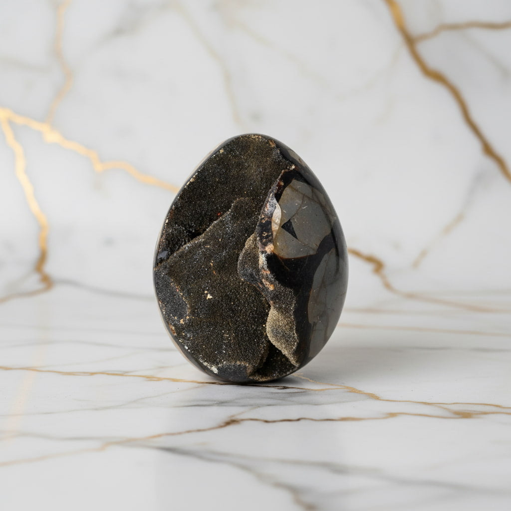 Großes Septarian Ei – Schwarze Schönheit CrystalScents