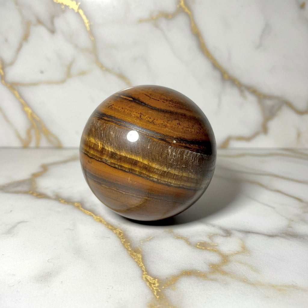 Tigereisen Kugel – Struktur & Zuversicht CrystalScents