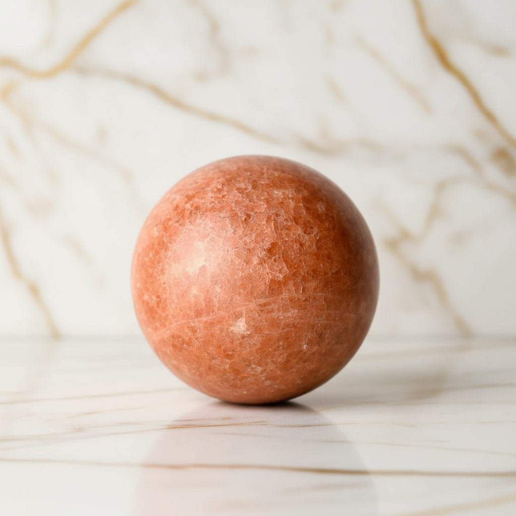 Große Sonnenstein Kugel - Sanfte Lebensfreude CrystalScents