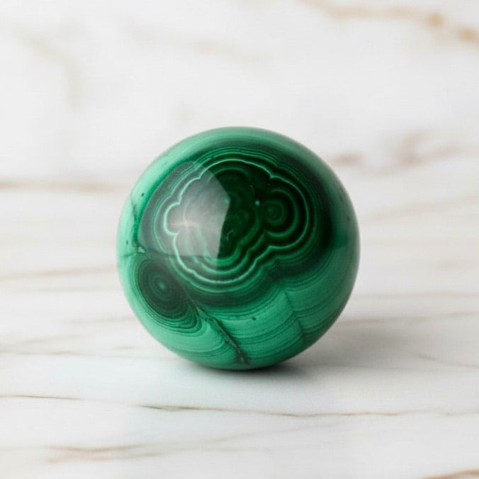 Malachit Kugel – Transformation & Ruhe CrystalScents
