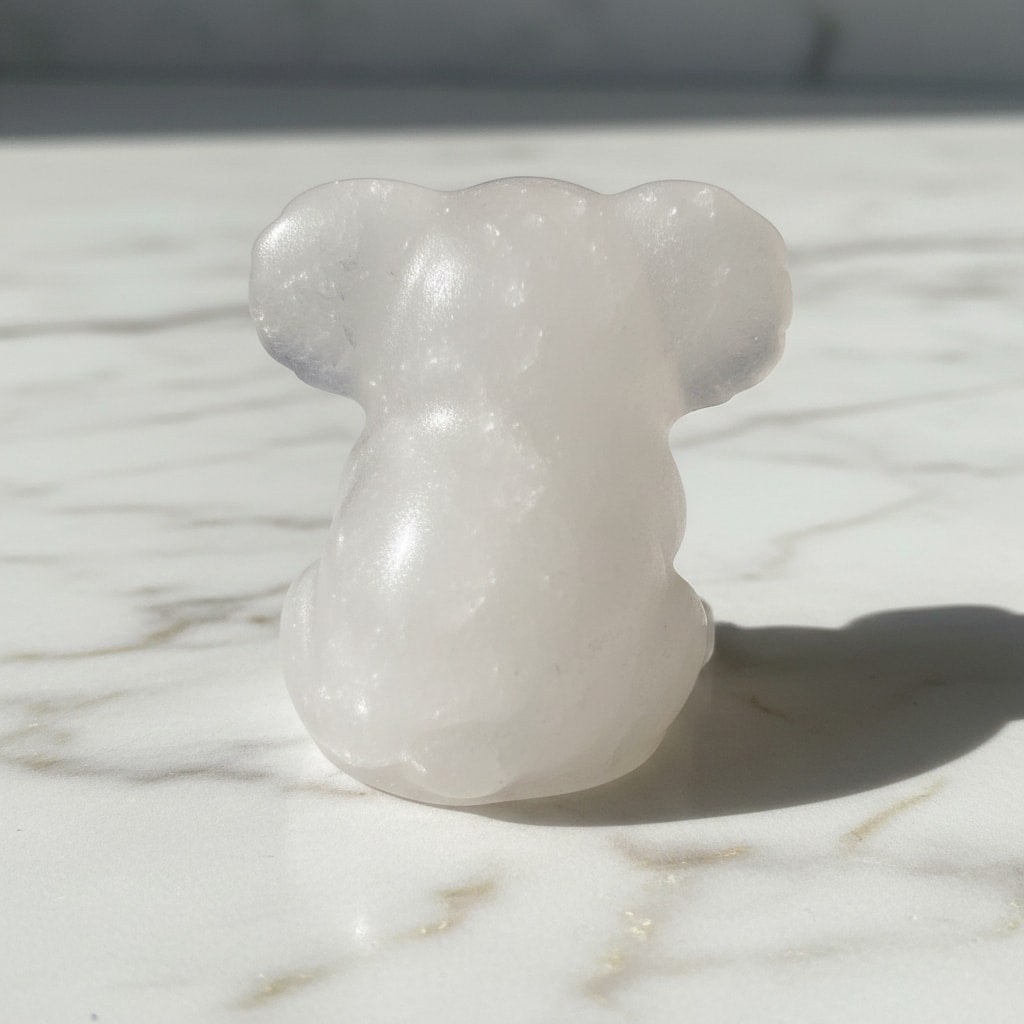 Bergkristall Koala – Niedliches Kristallobjekt