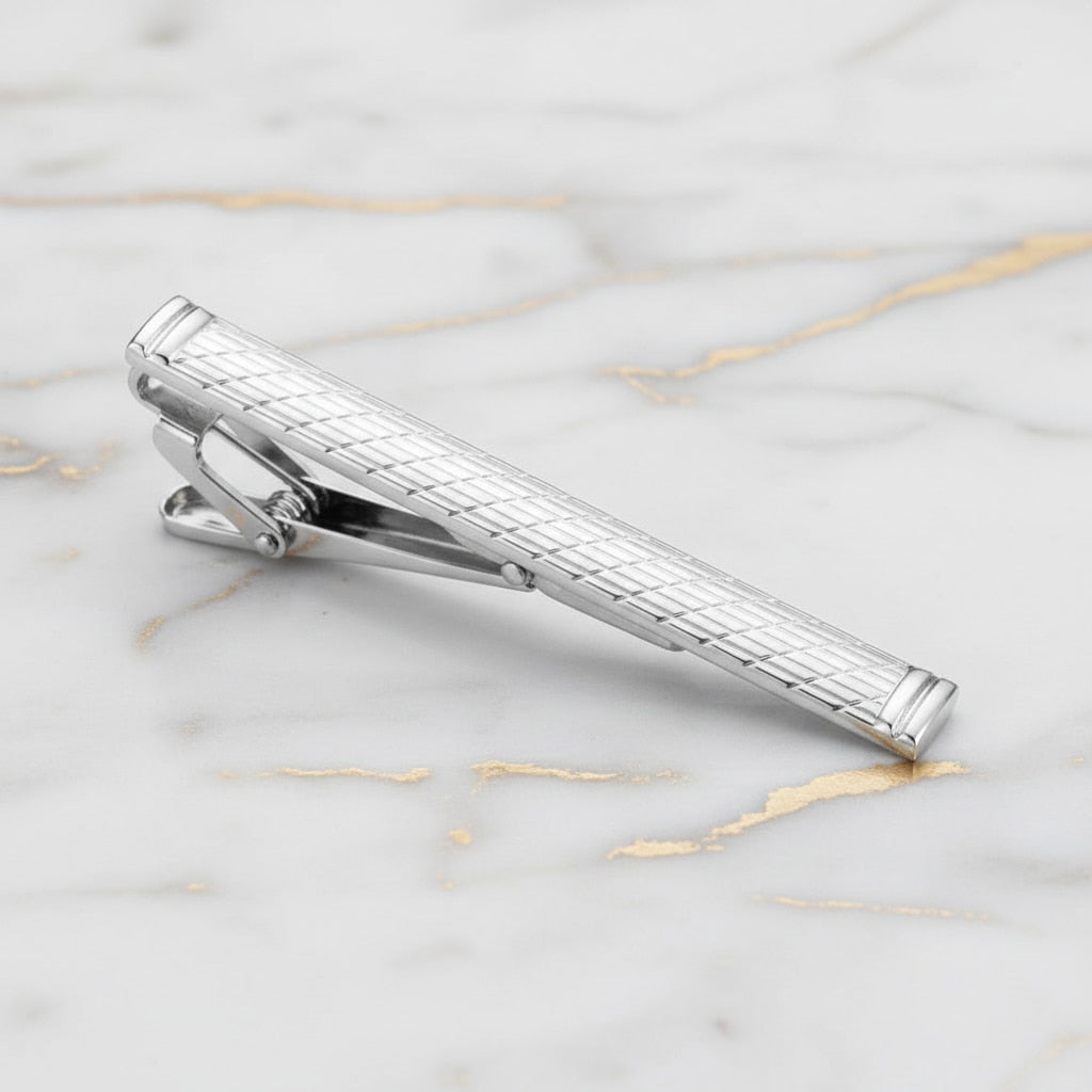 Krawattenklammer in Silber - schlicht & elegant CrystalScents