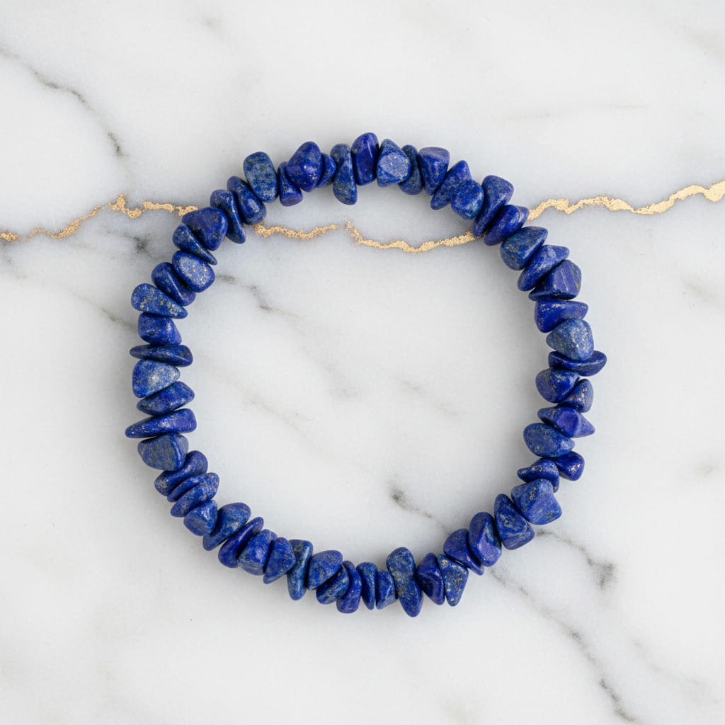 Lapislazuli Splitter Armband – Fokus & Klarheit