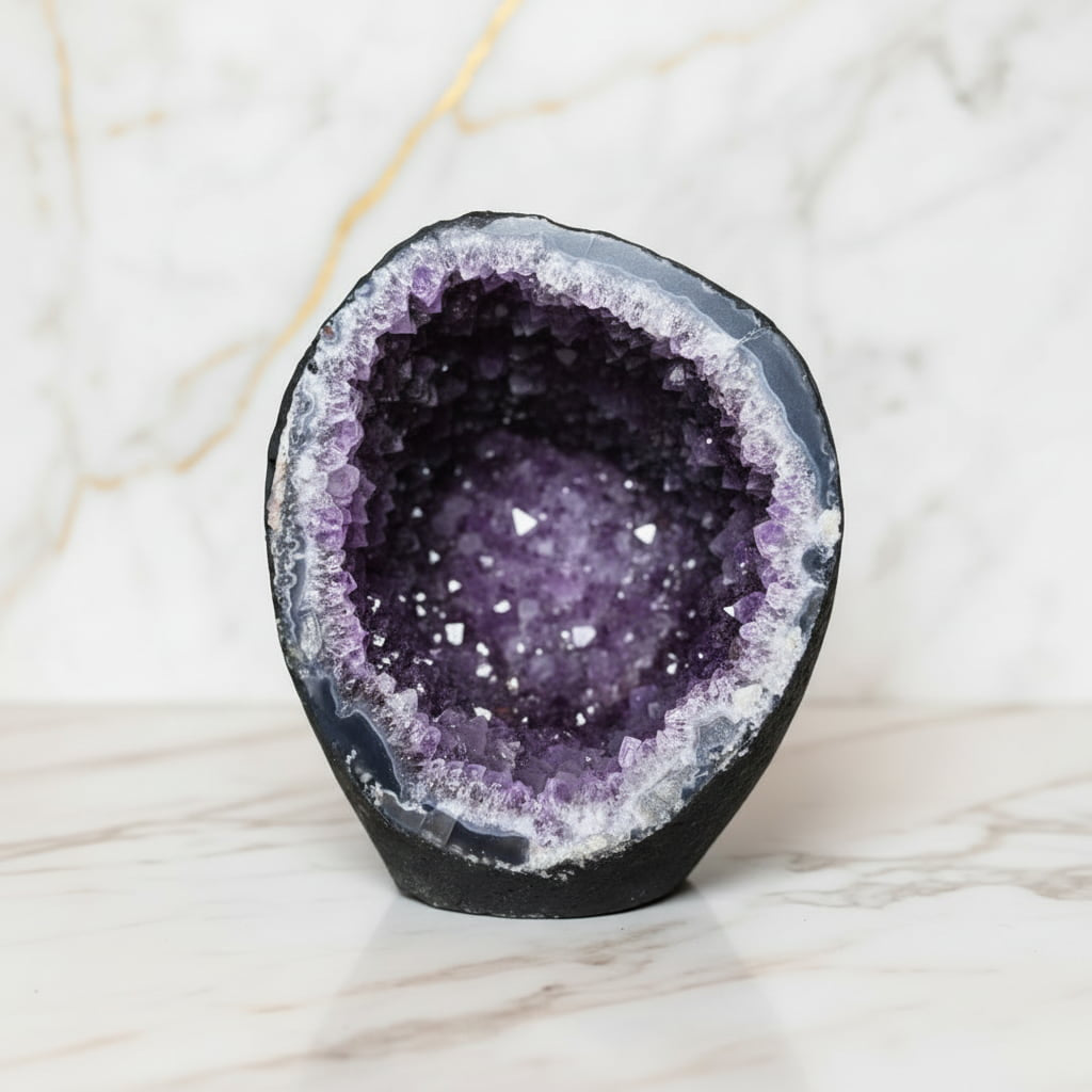 Sehr große Amethystdruse – Dekoratives Zentrum 9,95 kg CrystalScents