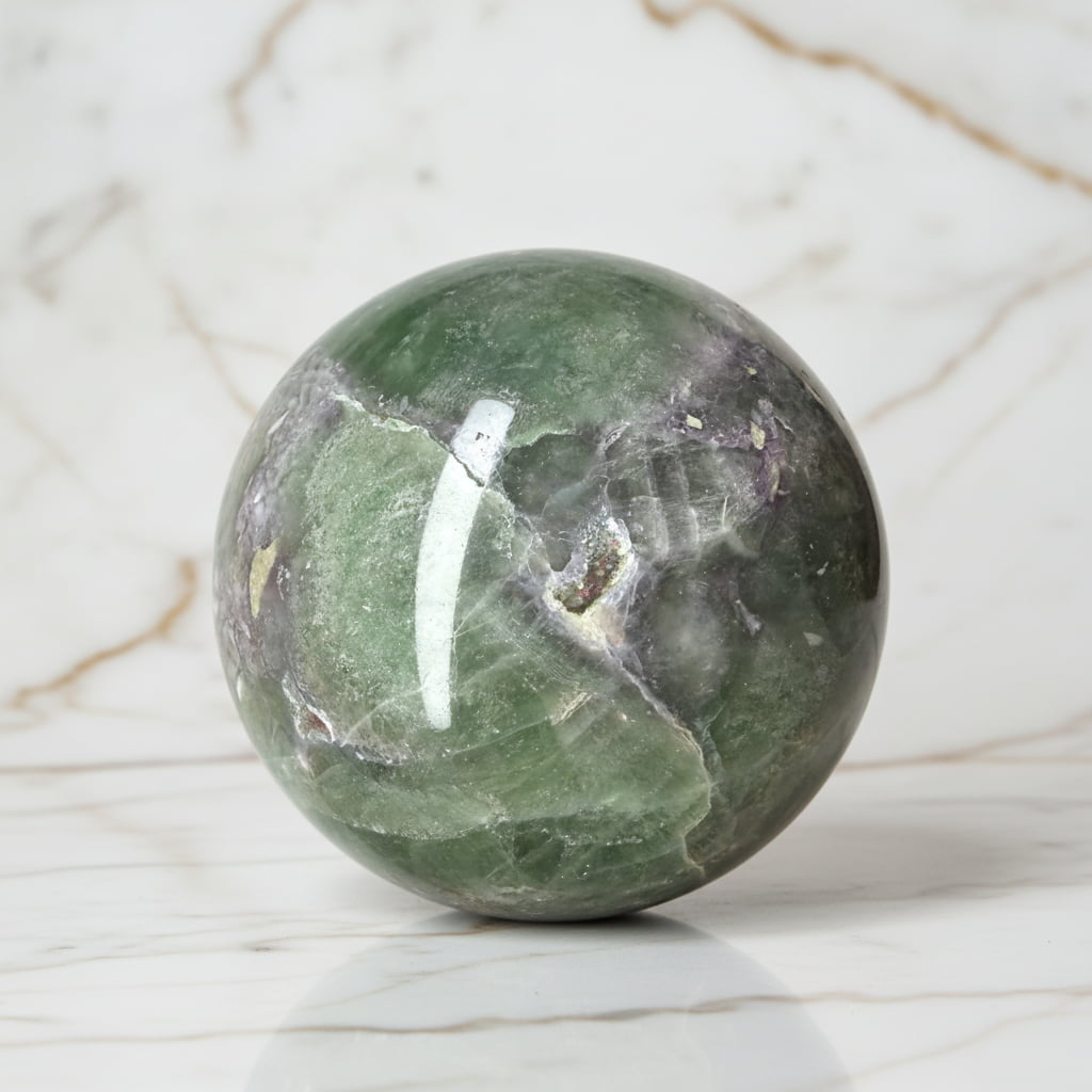 Fluorit Kugel – Freiheit & Natur