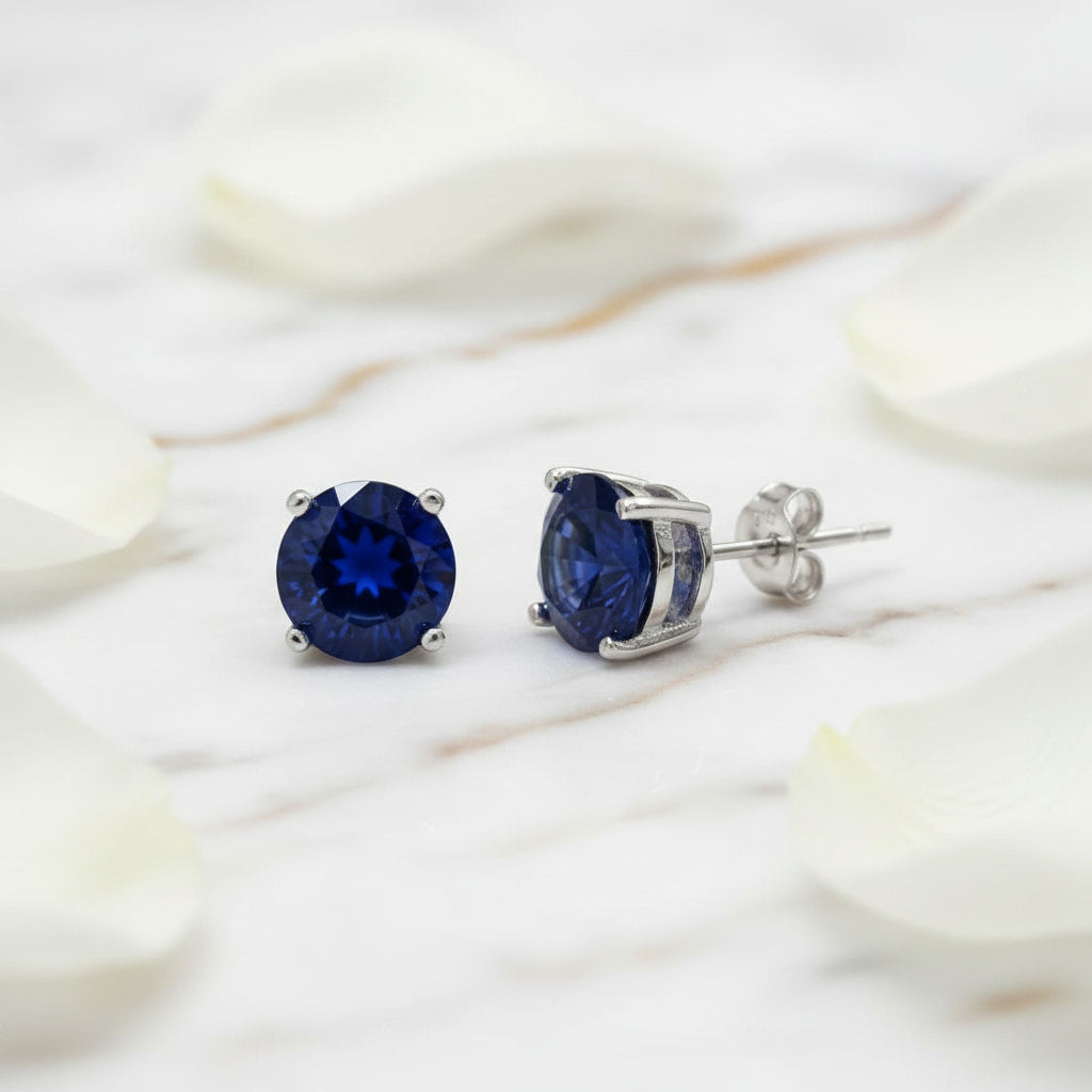 Saphir Ohrringe – Zeitlose Eleganz CrystalScents