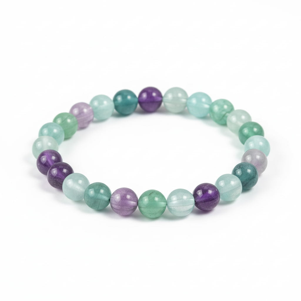 Fluorit Kugelarmband – Inspiration & Harmonie CrystalScents