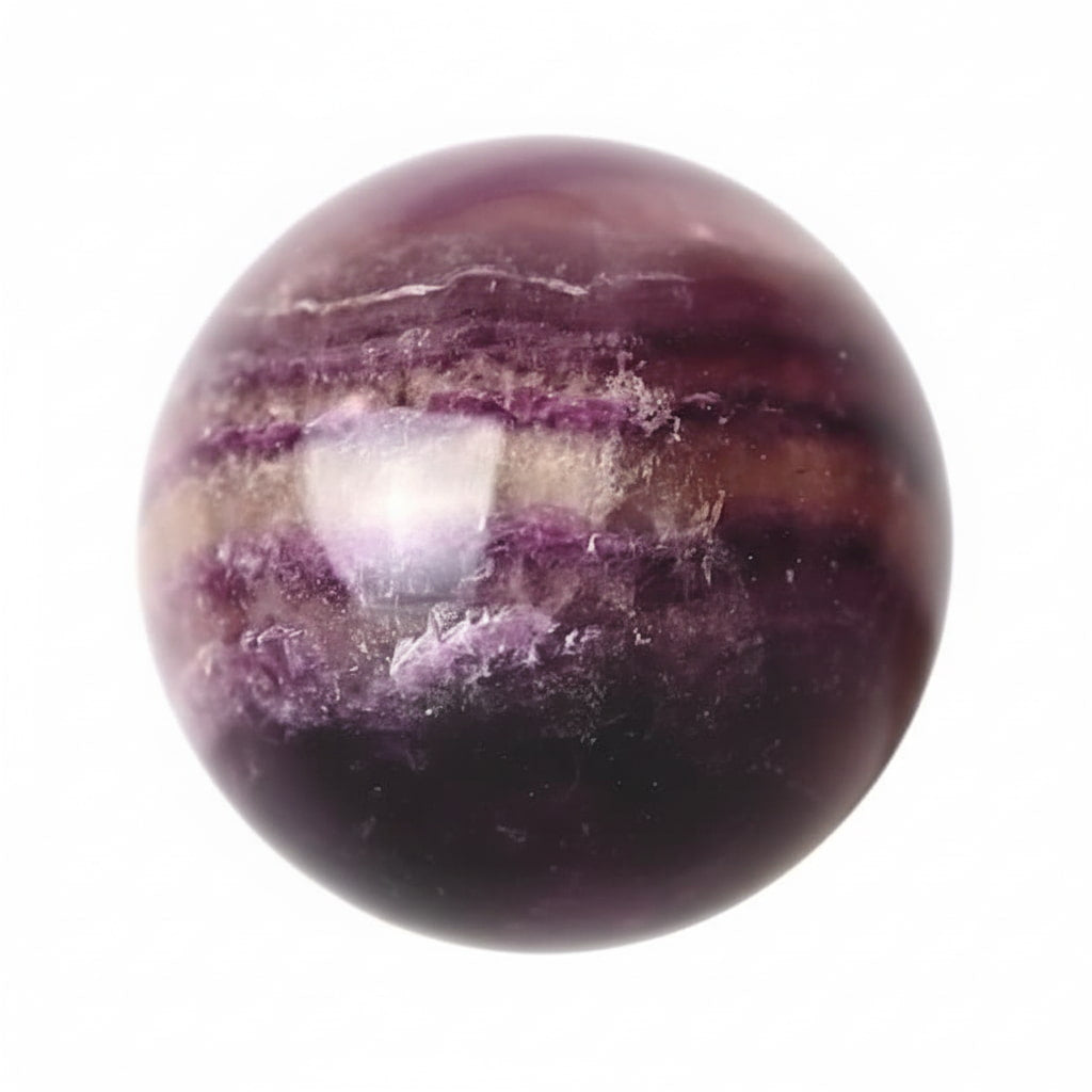 Fluorit Kugel in leuchtendem Lila CrystalScents