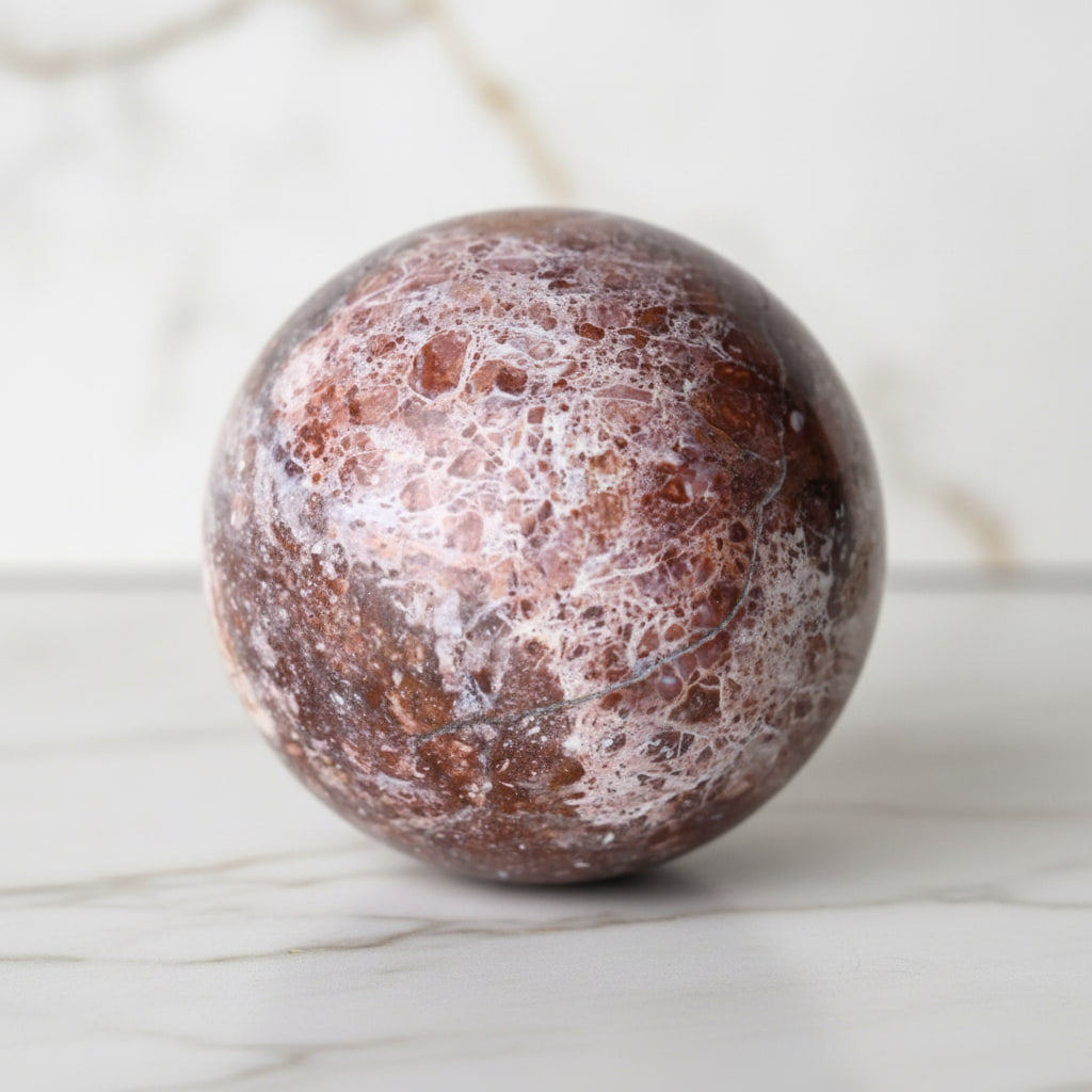Mexikanische Achat Kugel – Einzigartige Muster CrystalScents