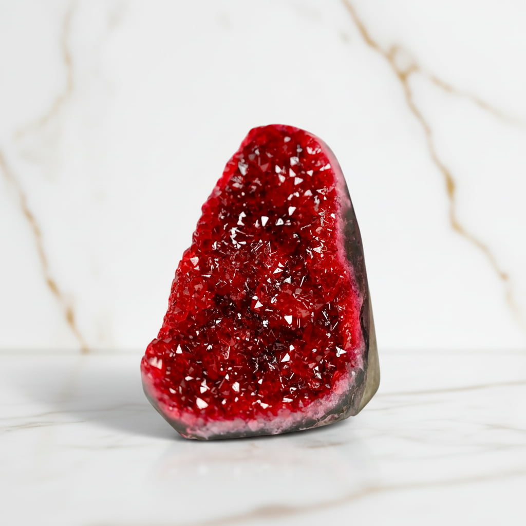 Amethystdruse Rot – Funkelndes Wohnhighlight CrystalScents