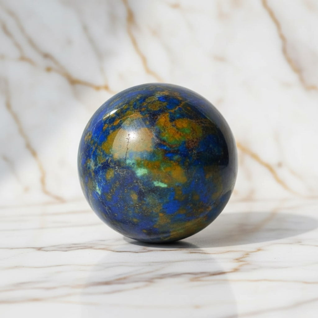 Phönix Lapislazuli Kugel – Erneuerung & Stärke CrystalScents