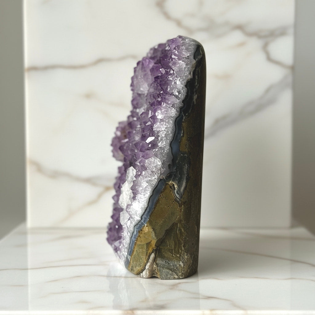 Amethystdruse - Roh & Naturbelassen CrystalScents
