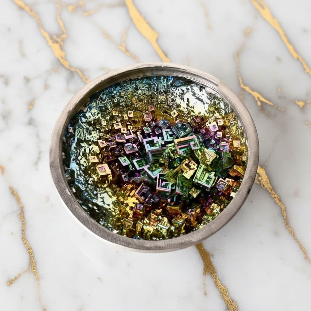 Bismut Schale - in Regenbogenfarben CrystalScents