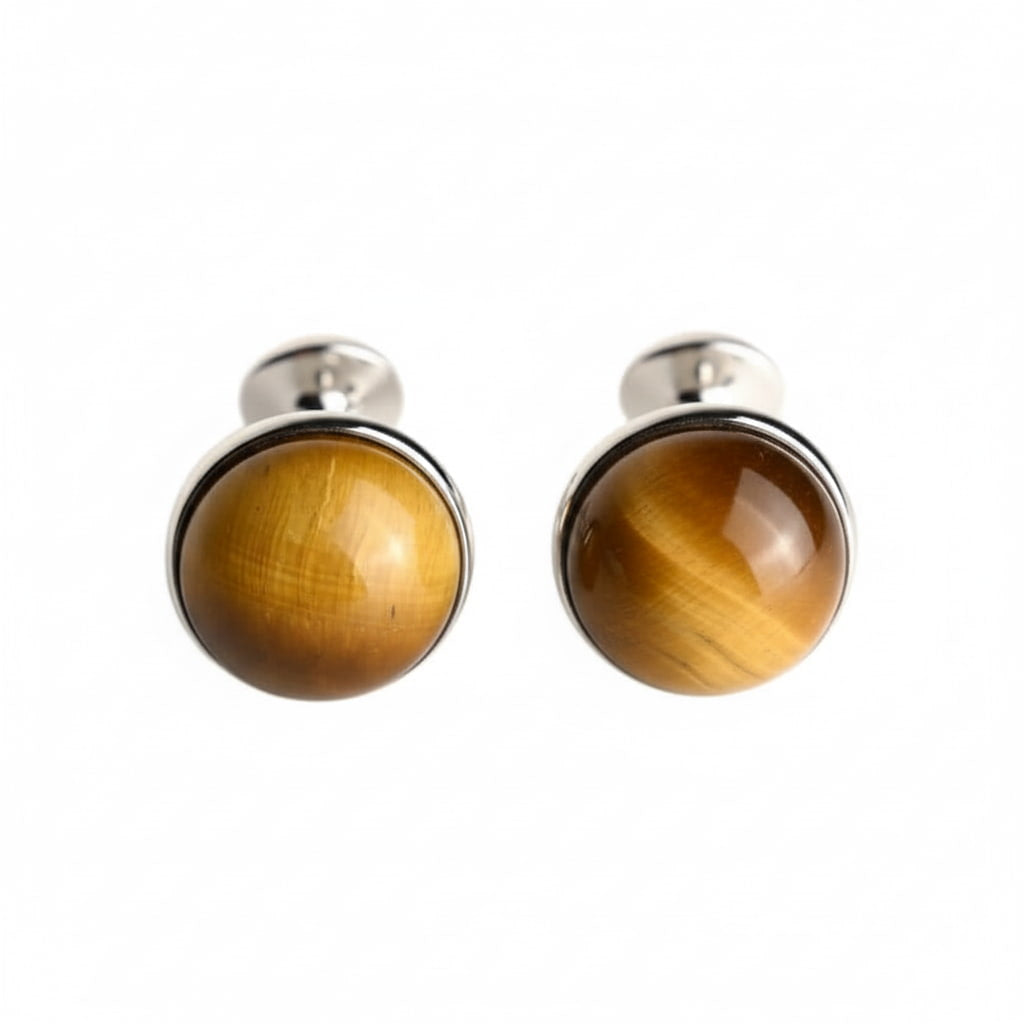 Tigerauge - Silberne Manschettenknöpfe JETZT sichern CrystalScents