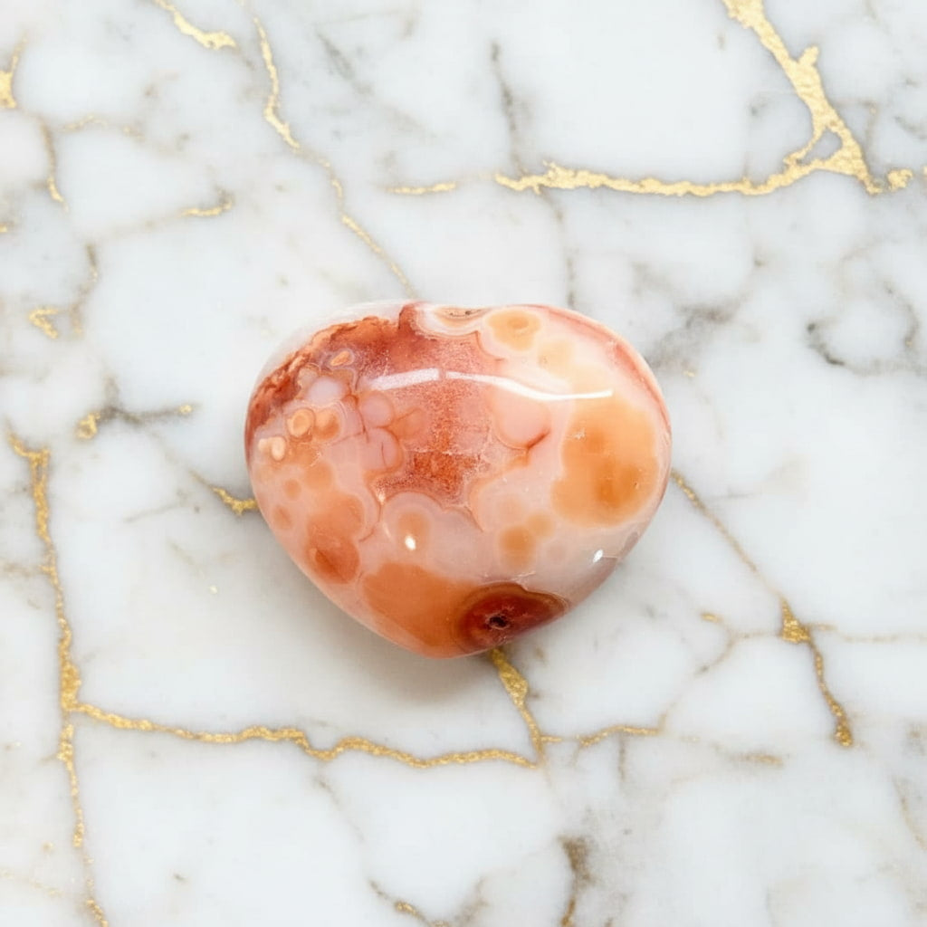 Karneol Herz – Lebensfreude & kreative Kraft