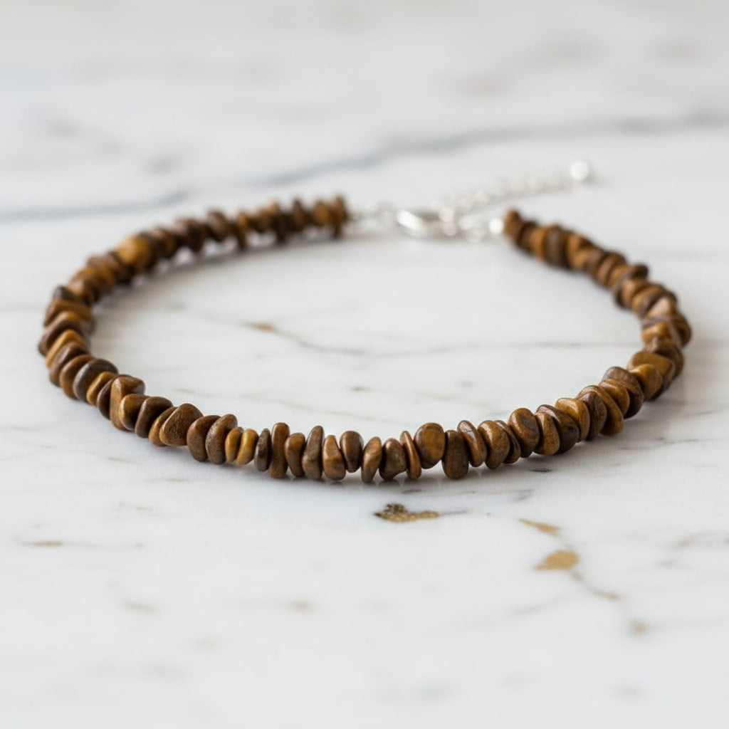 Tigerauge Splitter Halskette – Energie & Charakter