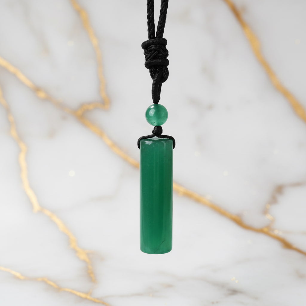 Aventurin Halskette - Stab Anhänger CrystalScents
