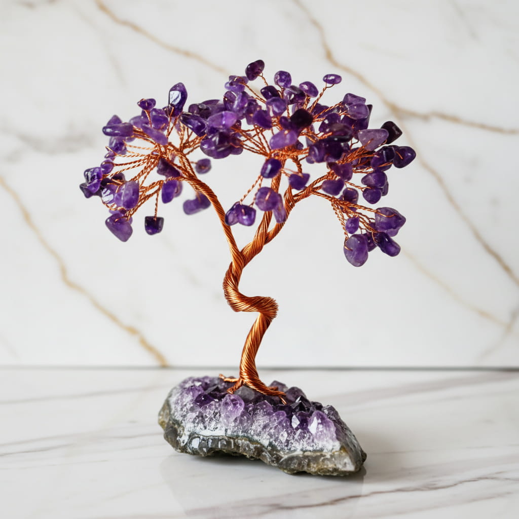 Amethyst Baum – Funkelnde Harmonie für dein Zuhause CrystalScents