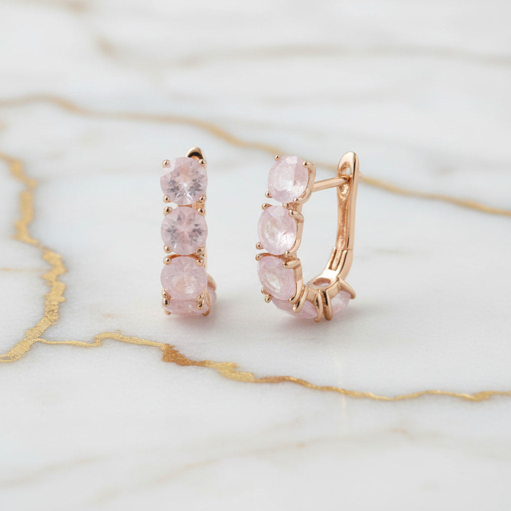 Ohrringe - mit zartrosa Akzenten CrystalScents
