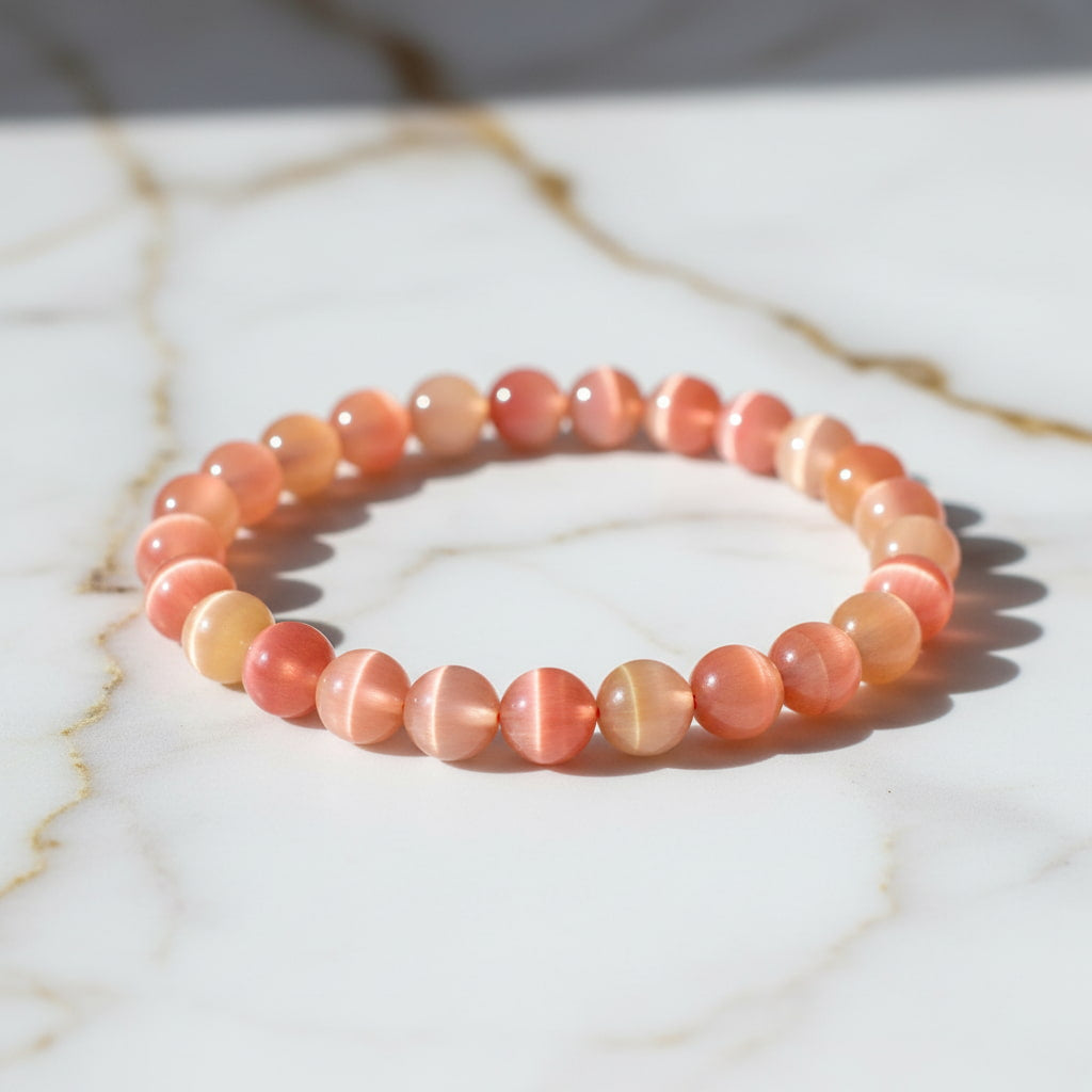 Katzenauge Kugelarmband - Lebensfreude & Energie CrystalScents