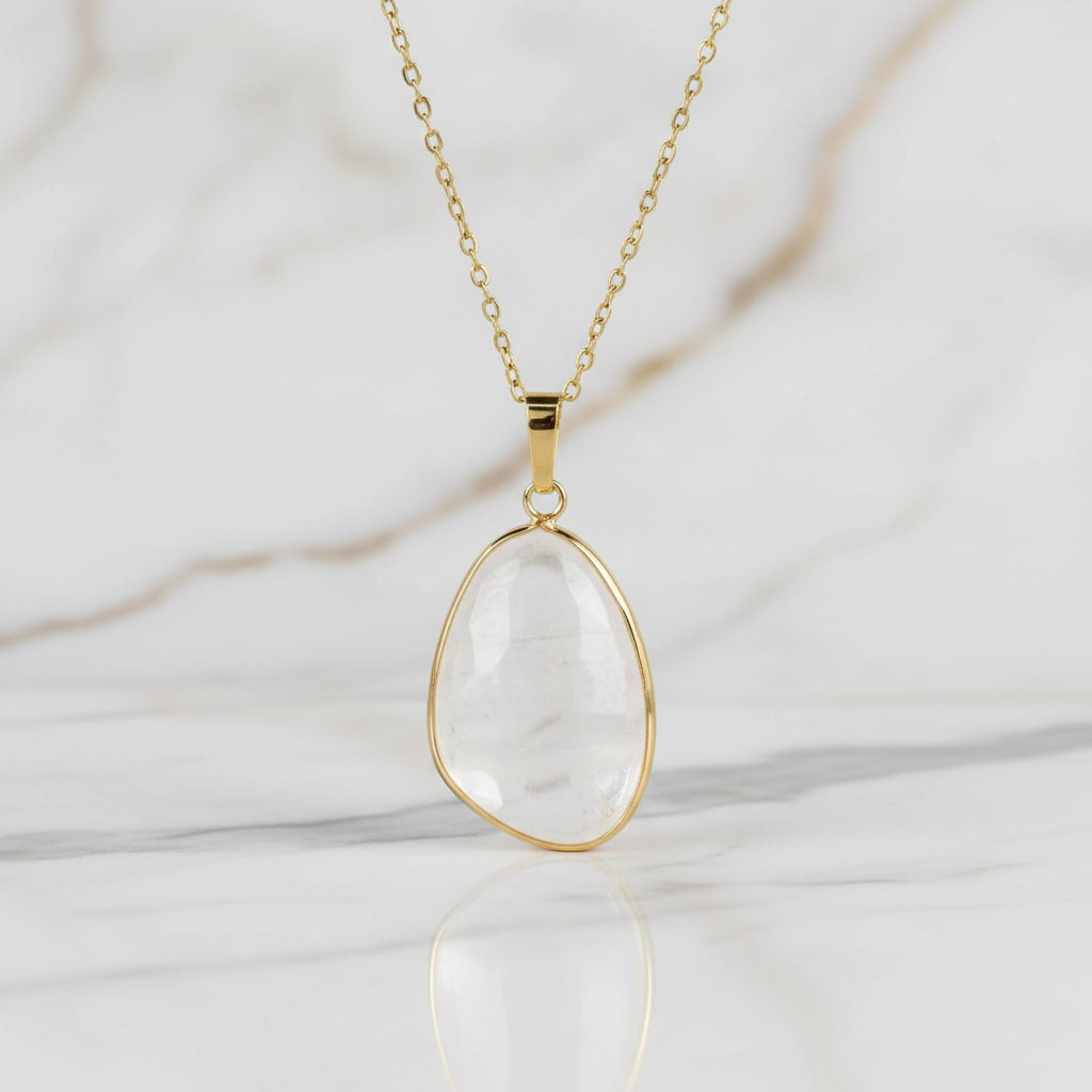 Bergkristall Halskette - für Fokus & Gelassenheit