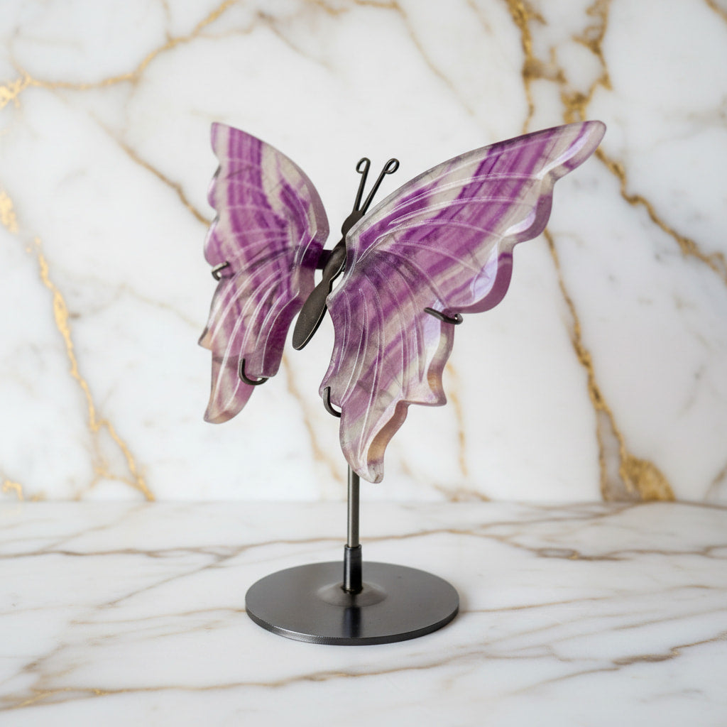 Fluorit Schmetterling - Frühlingszauber