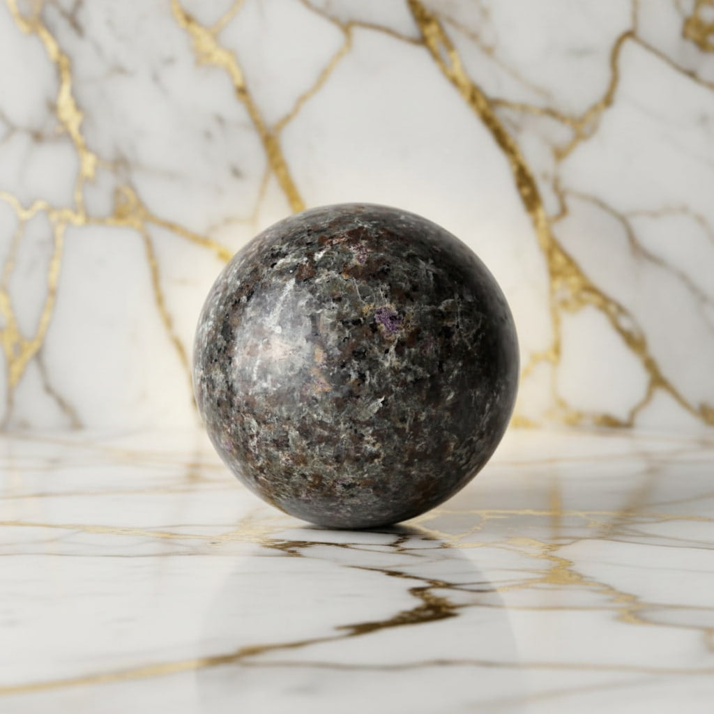 Flammenstein Kugel – Leuchtendes Naturwunder JETZT sichern CrystalScents