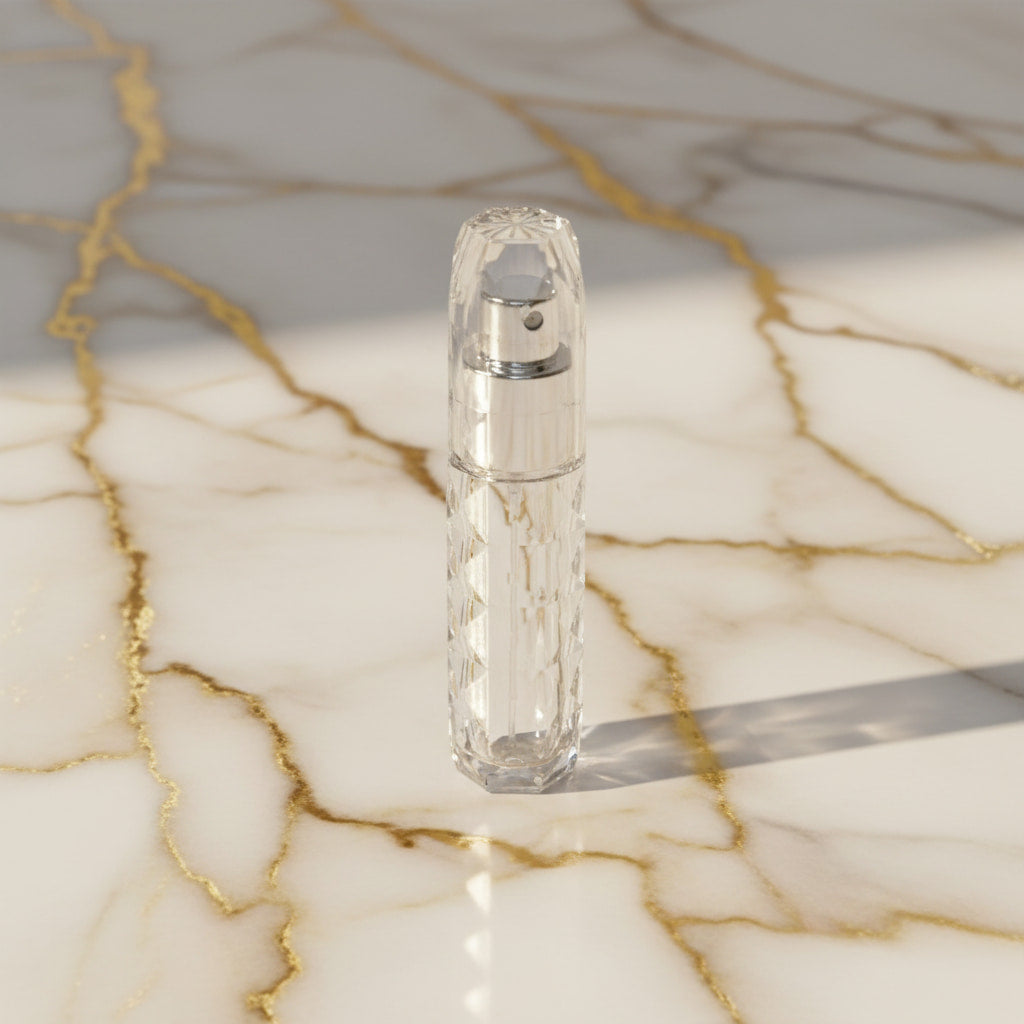 Parfüm Abfüller – Silberner Zerstäuber CrystalScents