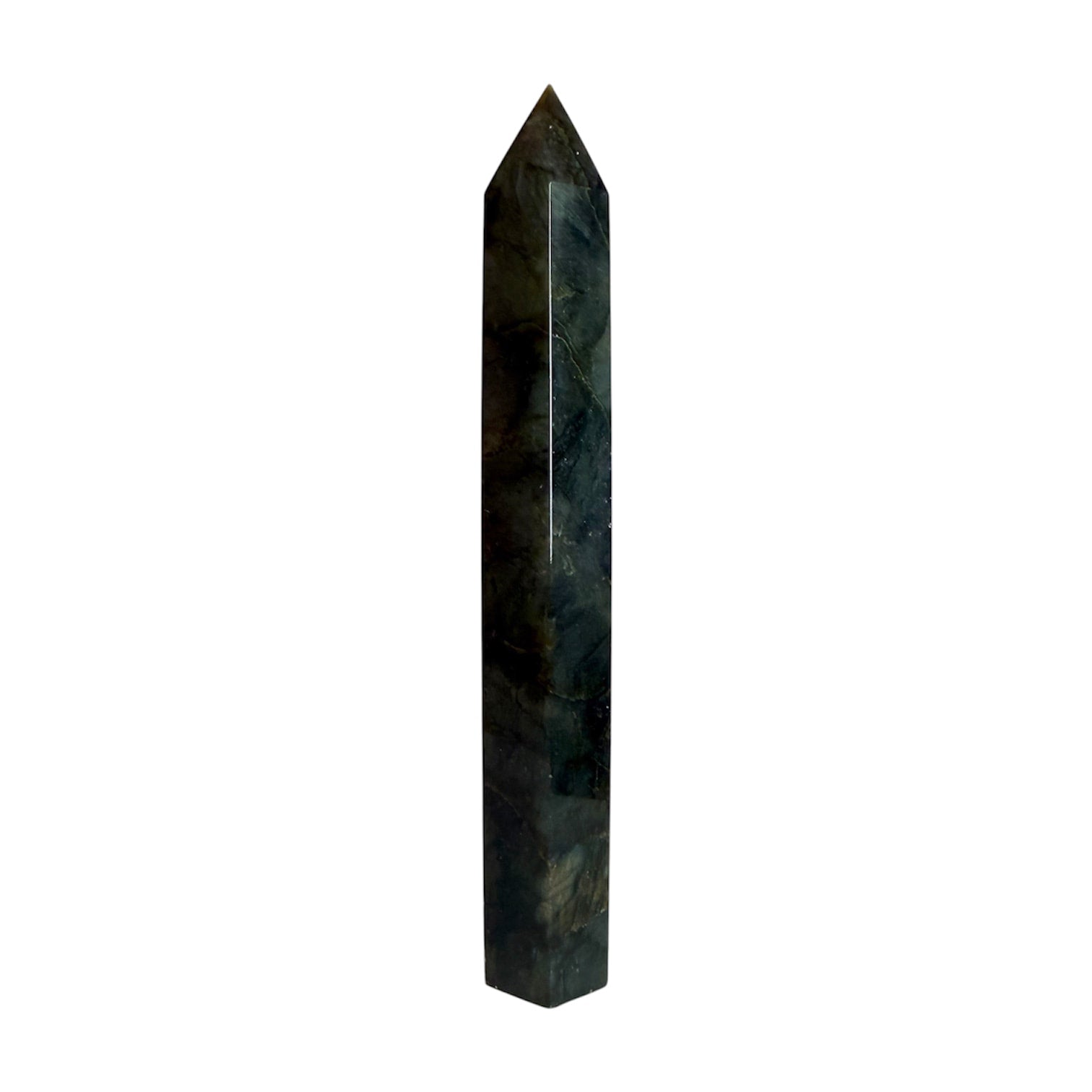 Labradorit Obelisk – Kraft & Lebendigkeit