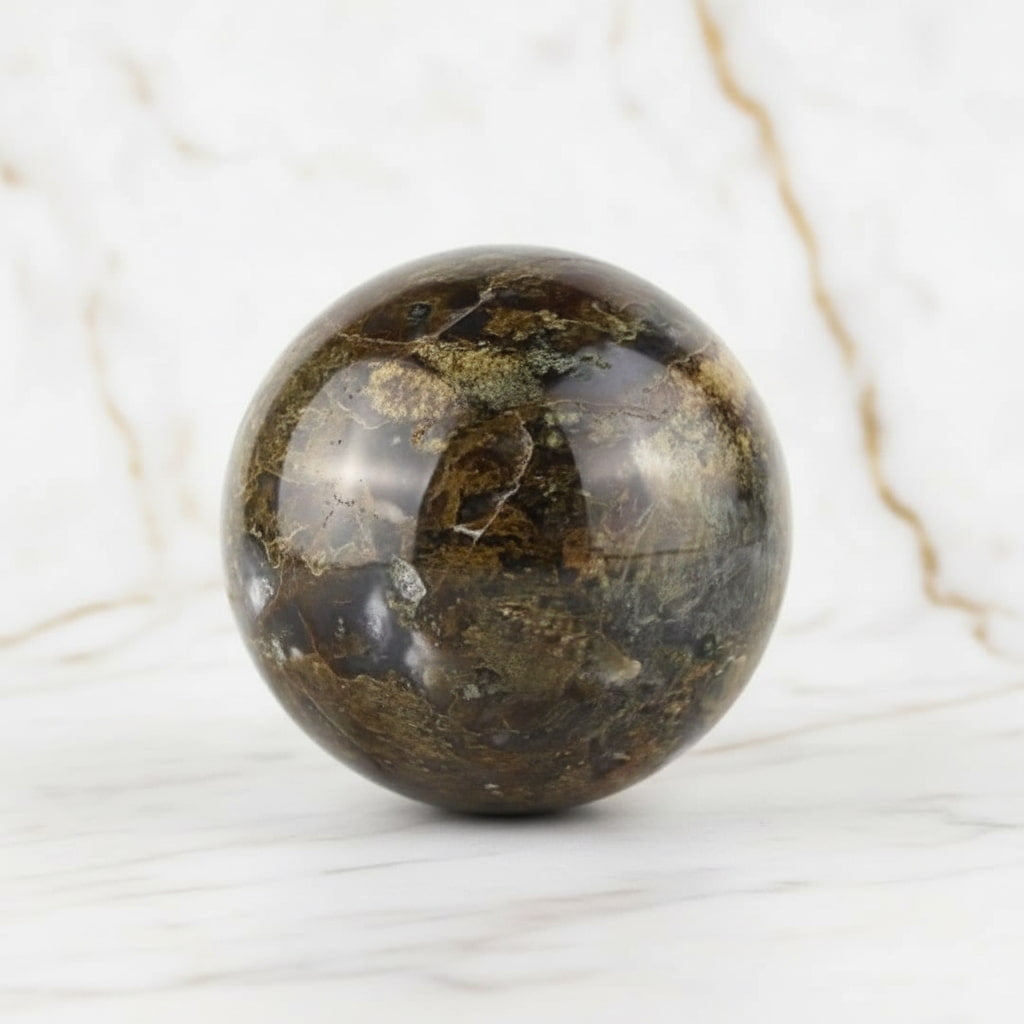 Moosachat Kugel – Naturnahes Wohnhighlight