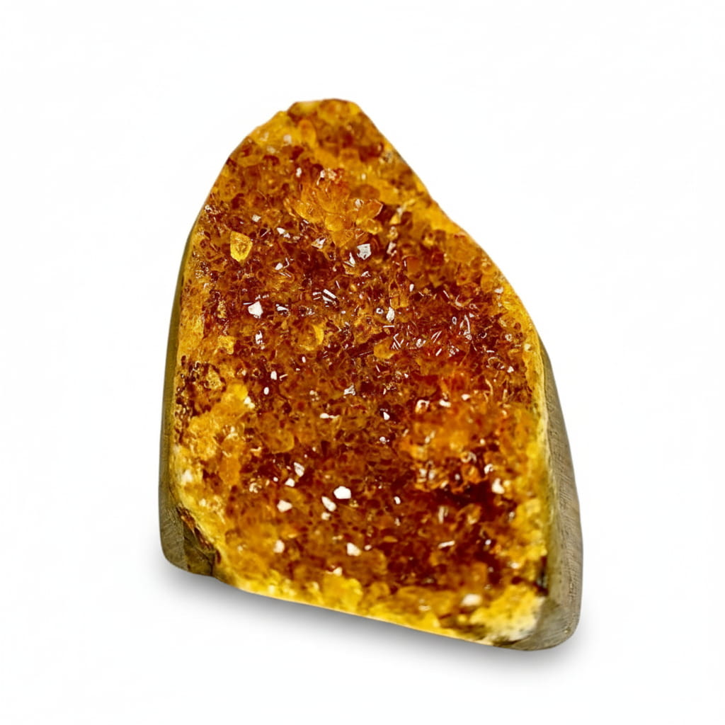 Amethystdruse gelb – Funkelndes Wohnhighlight CrystalScents