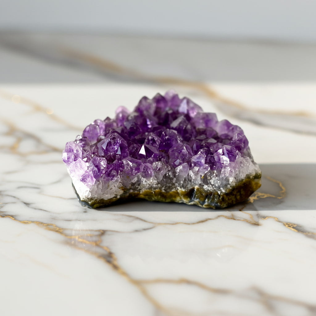 Amethyst Cluster - positive Energie & Atmosphäre