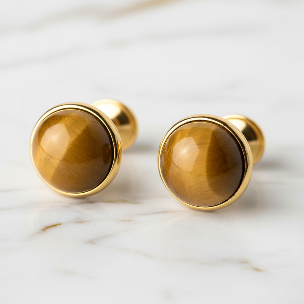 Tigerauge Manschettenknöpfe - JETZT entdecken CrystalScents