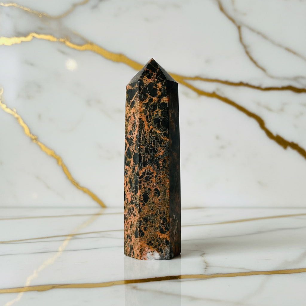 Jaspis Obelisk – Erdung & Schutz