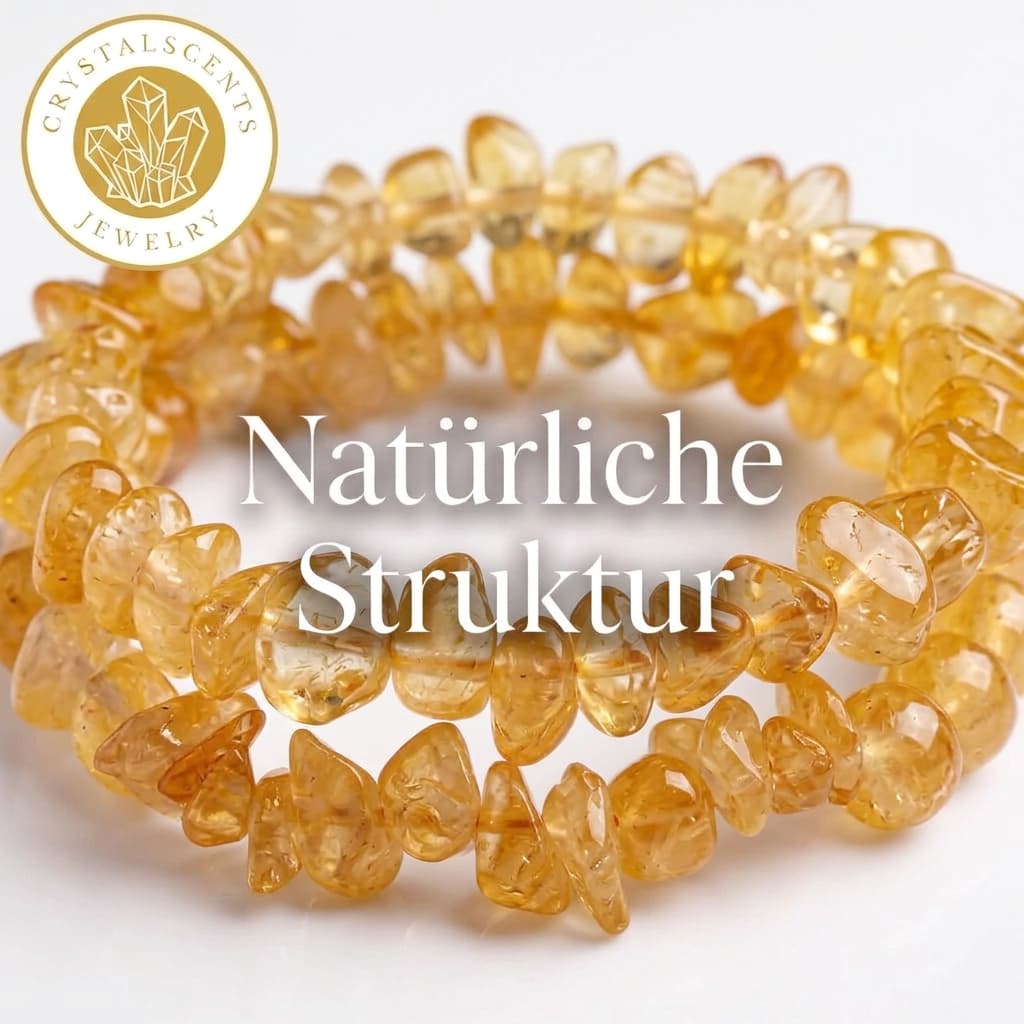 Citrin Splitterarmband - Lebensfreude & Energie