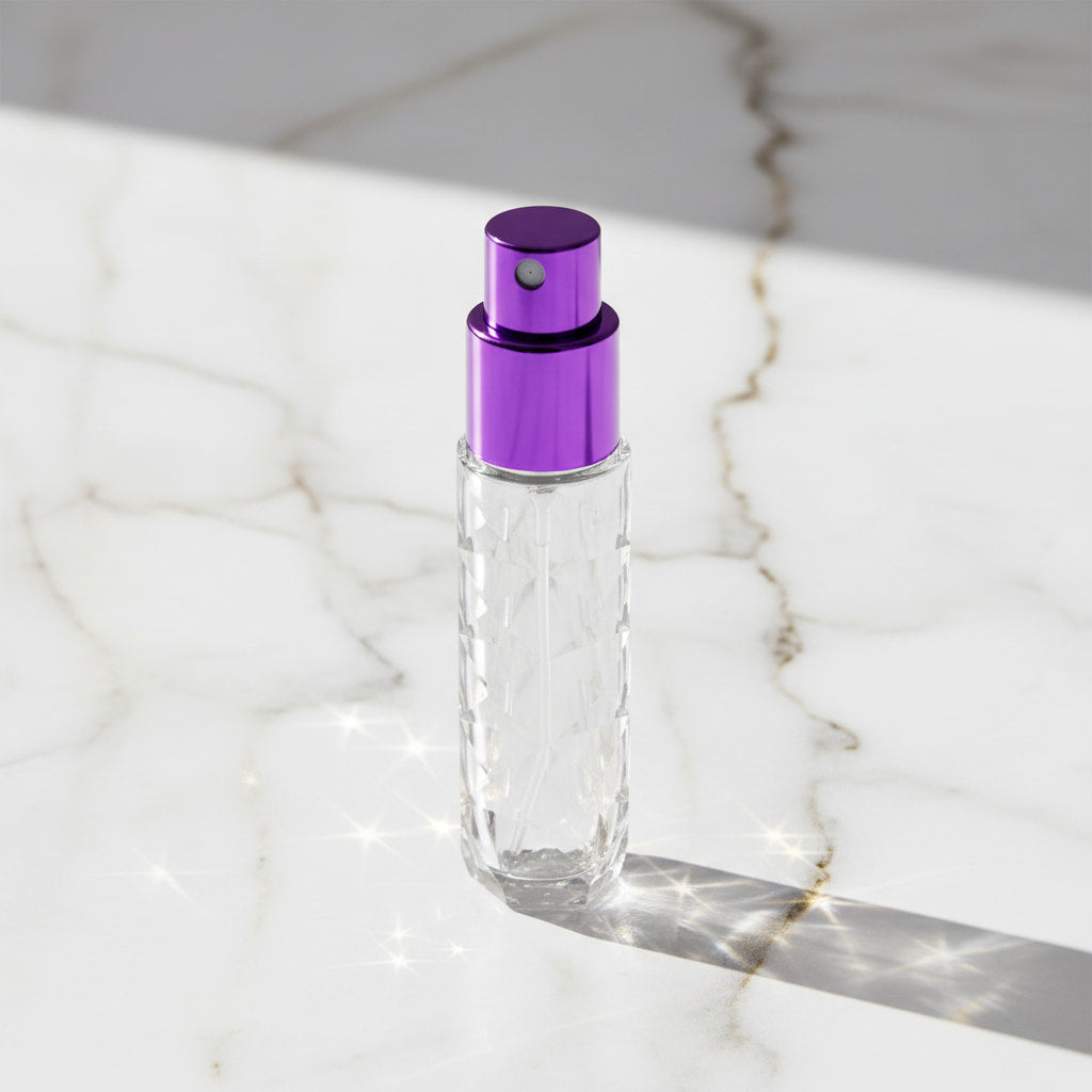 Parfüm Abfüller in Lila - stilvoll & handlich CrystalScents
