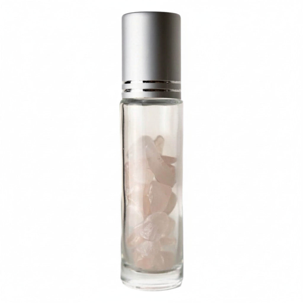 Rosenquarz Ölroller – Ideal zum Selbstbefüllen CrystalScents
