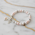 Perlenarmband - mit Silberengel CrystalScents