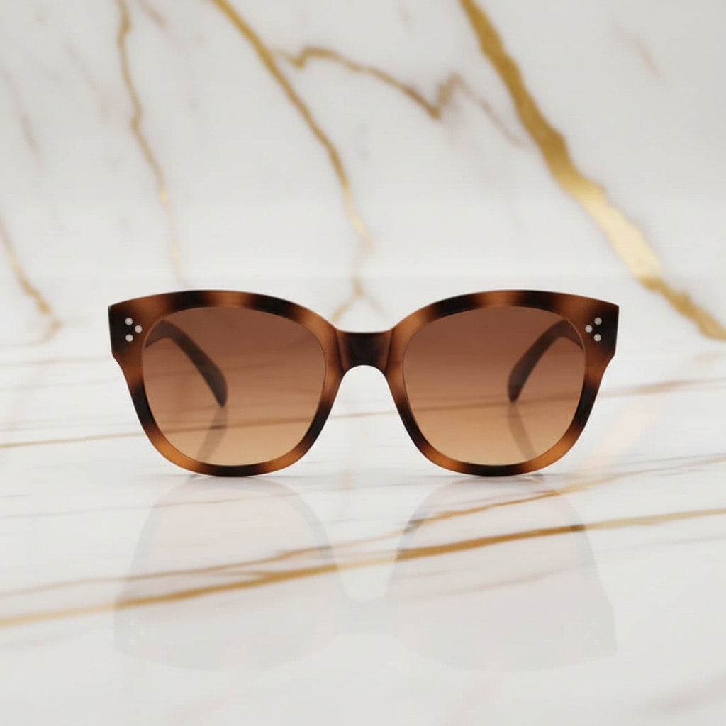 Sonnenbrille - in geflecktem Design CrystalScents