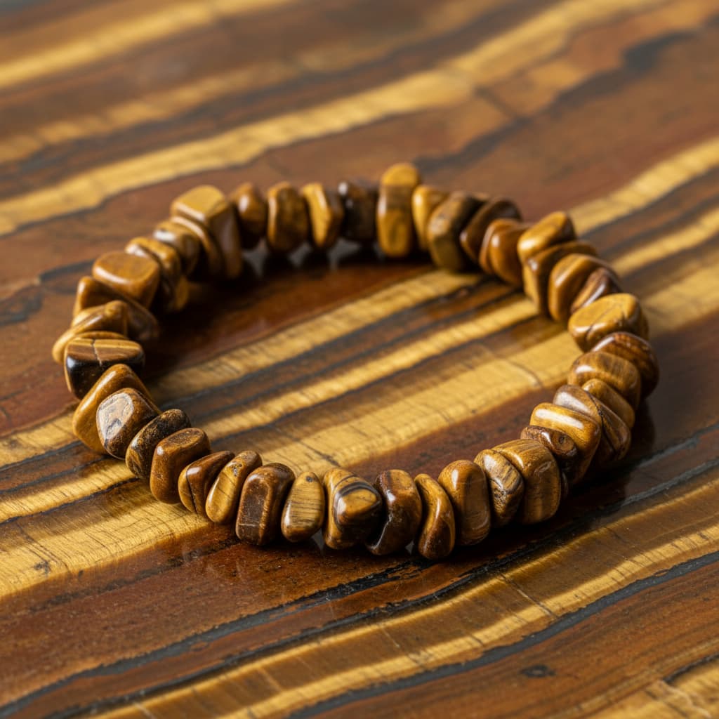 Tigerauge Splitter Armband - Erdung JETZT sichern CrystalScents